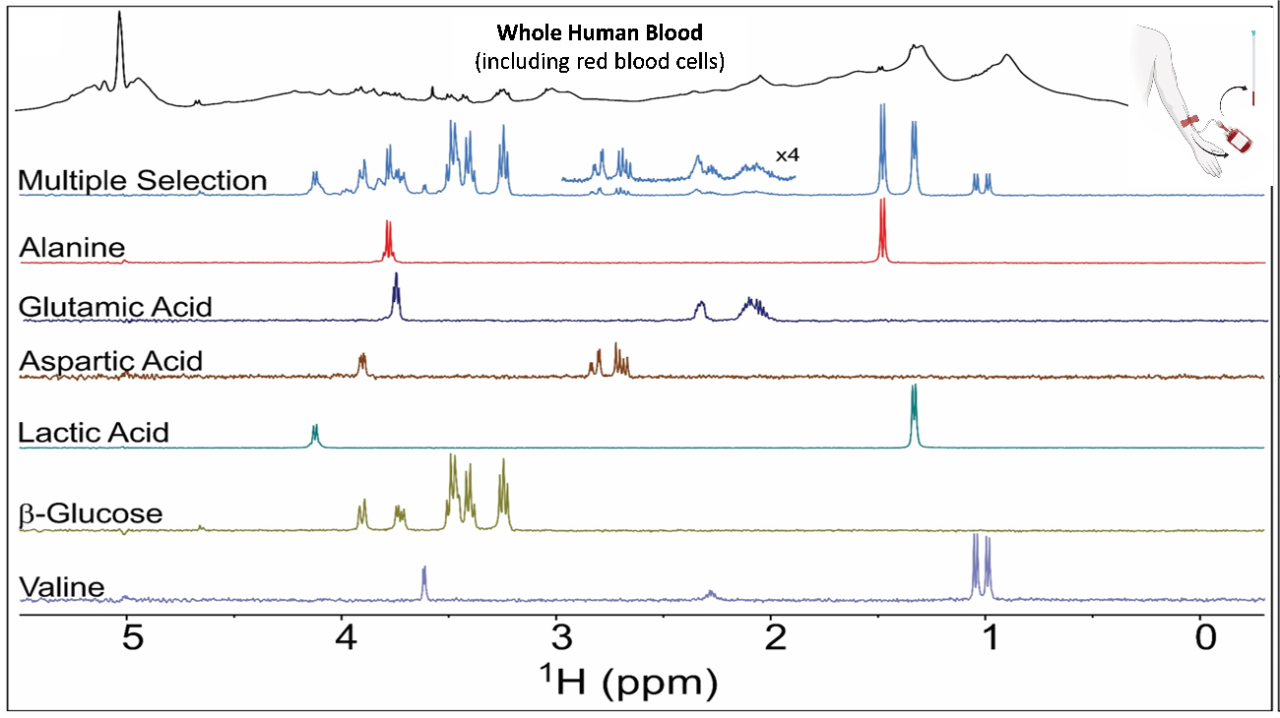 Dreamtime NMR光谱：有针对性的多重合选择，具有改进的检测极限